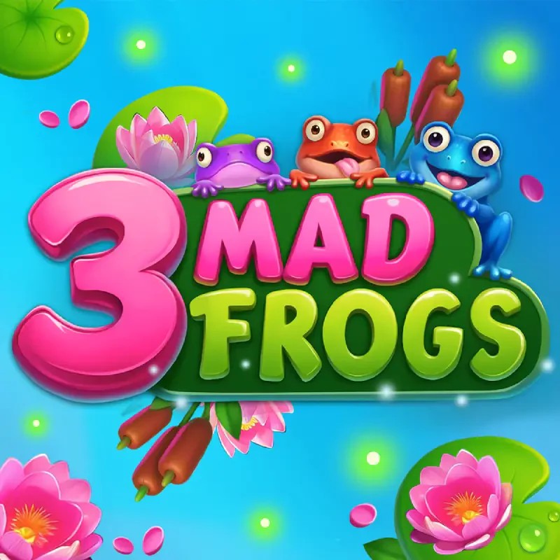 3 Mad Frogs — слот с лягушками у пруда